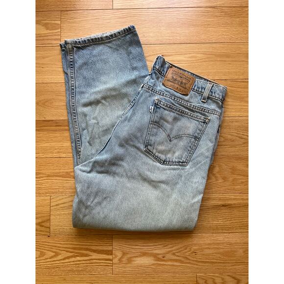 VTG Levi's 90s White Tab Made in Mexico Relaxed Fit Straight Leg Size 38 X 29 JJ - Picture 1 of 13